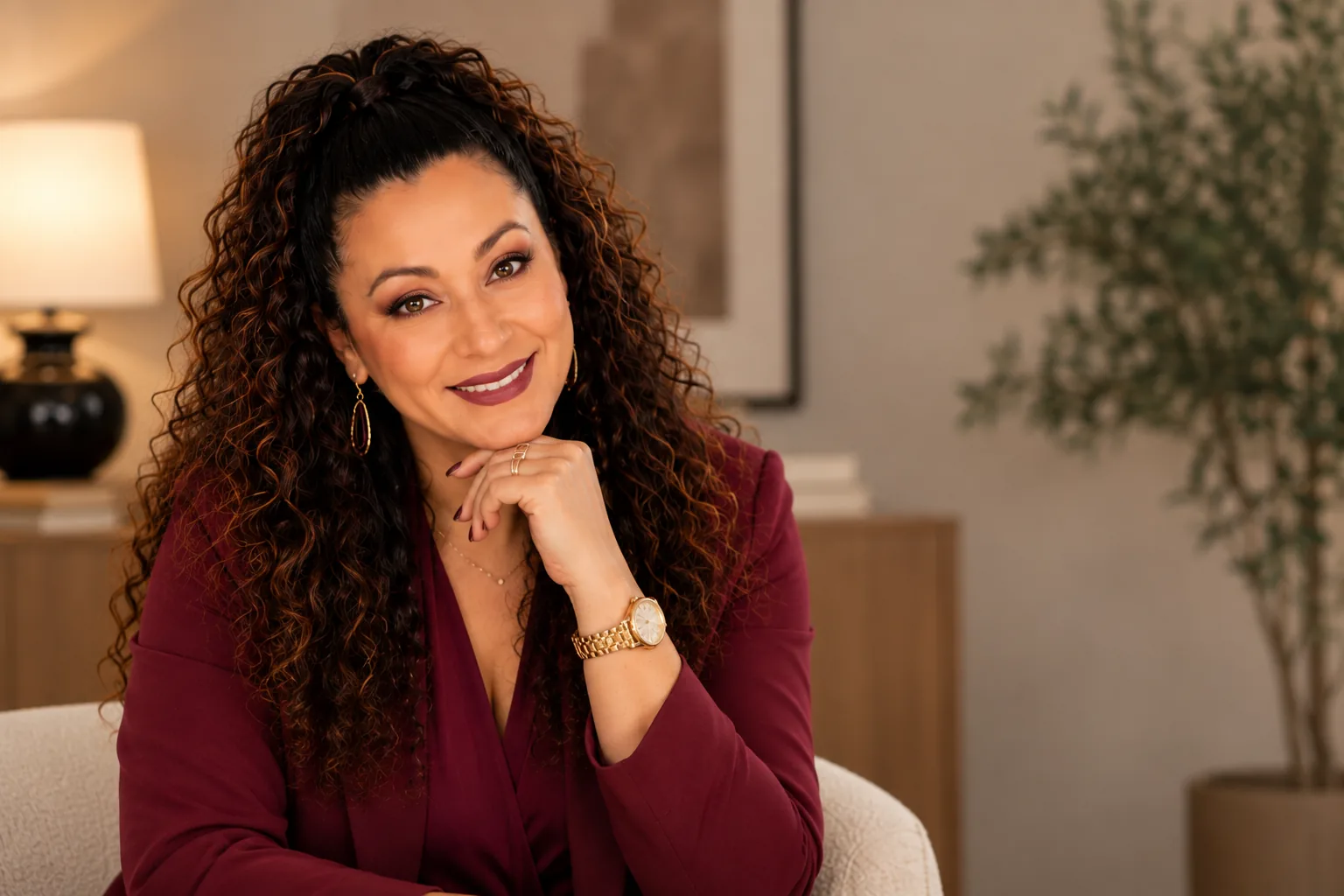 Retrato de Dulce, consultora de marketing médico